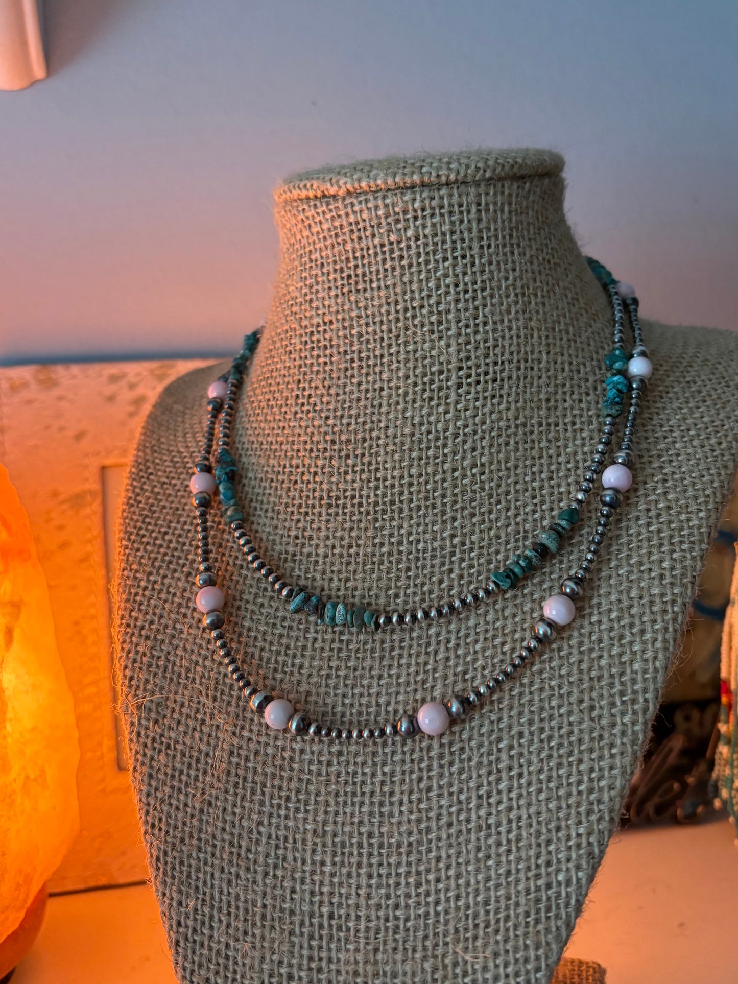 Sterling bloom necklace
