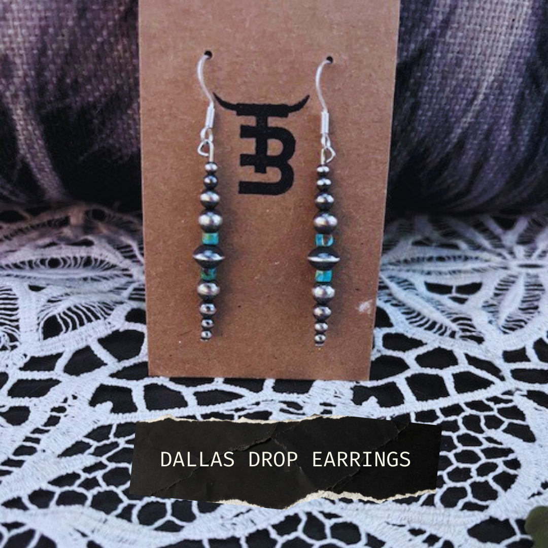 Boucles d'oreilles pendantes Dallas