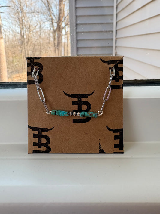 Chevie bar necklace
