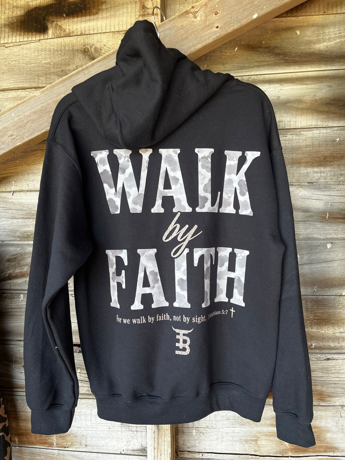 Walk by Faith Hoodie | Western Pullover