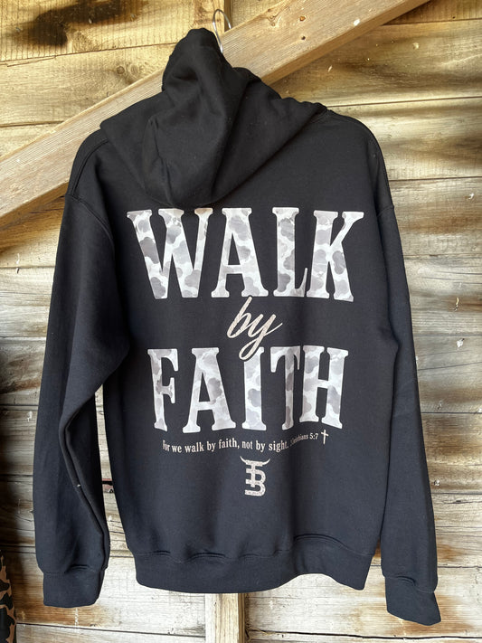 Walk by Faith Hoodie | Western Pullover