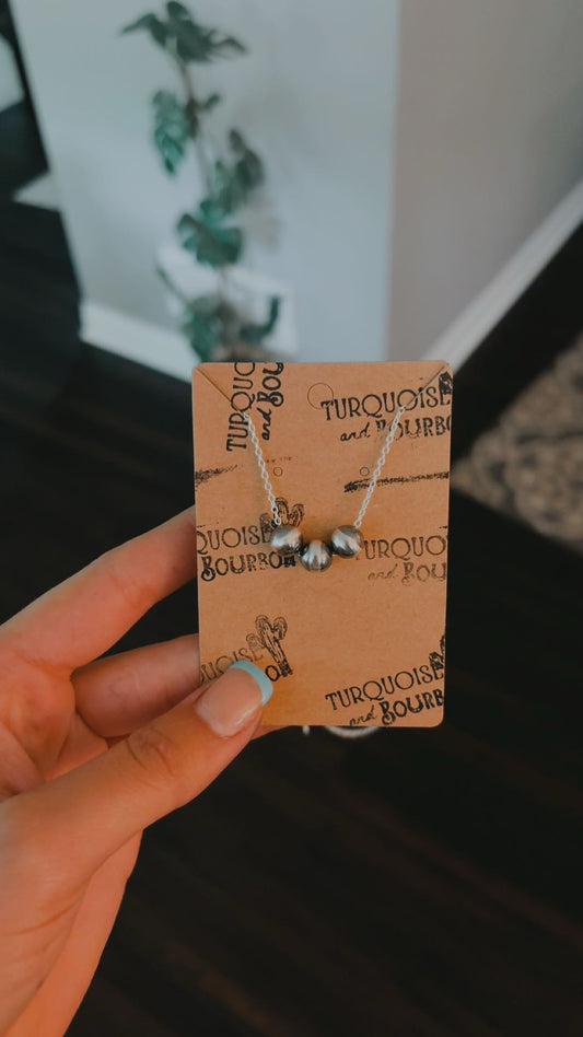 8mm Trio Necklace