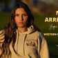 Sweat à capuche Turquoise & Bourbon Western Wear | Pull western vintage