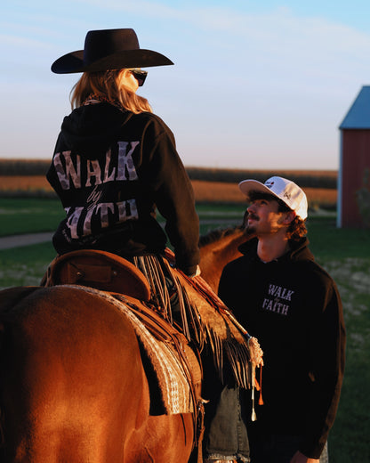 Walk by Faith Hoodie | Western Pullover
