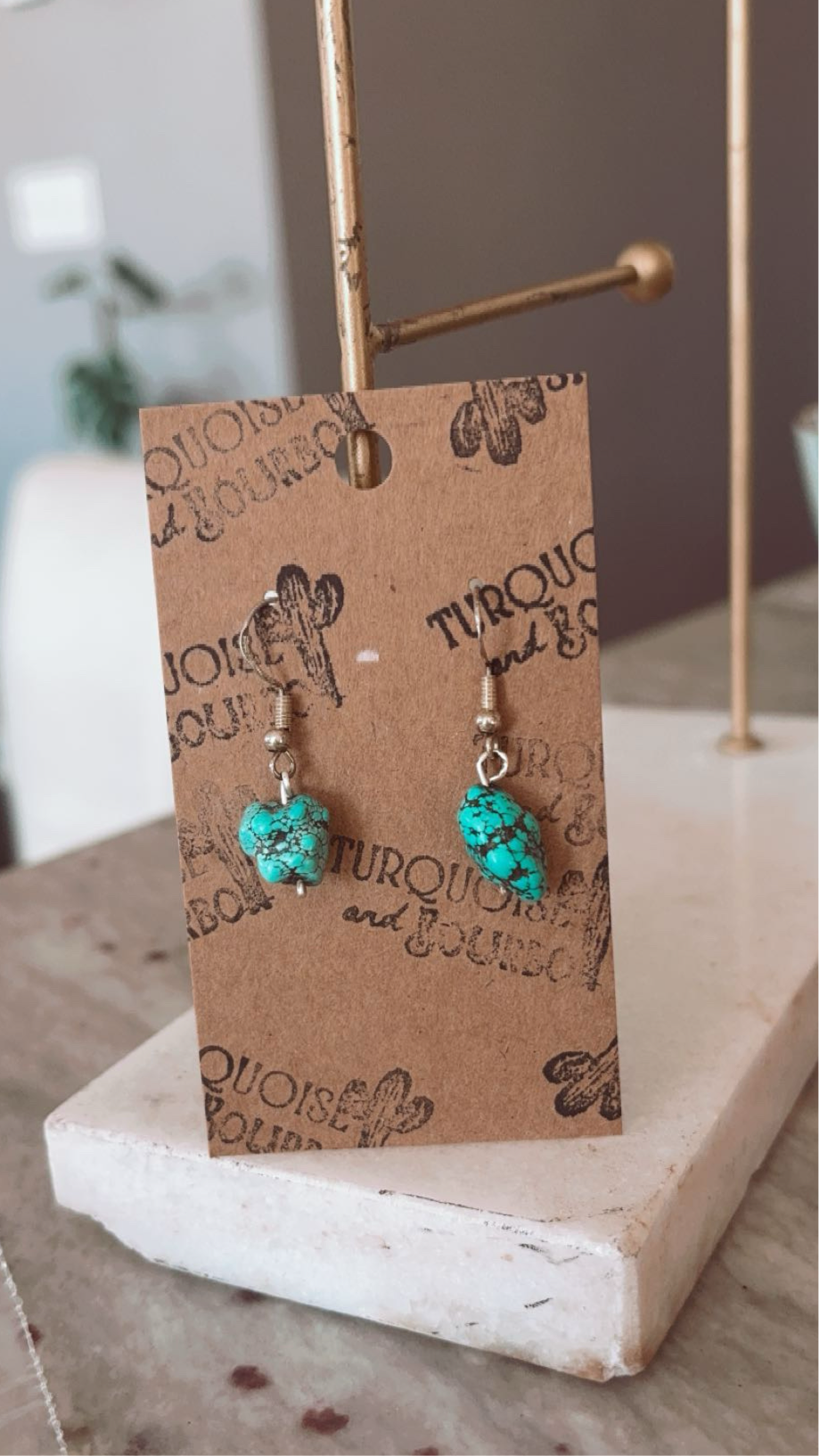 Turquoise Drop Earrings