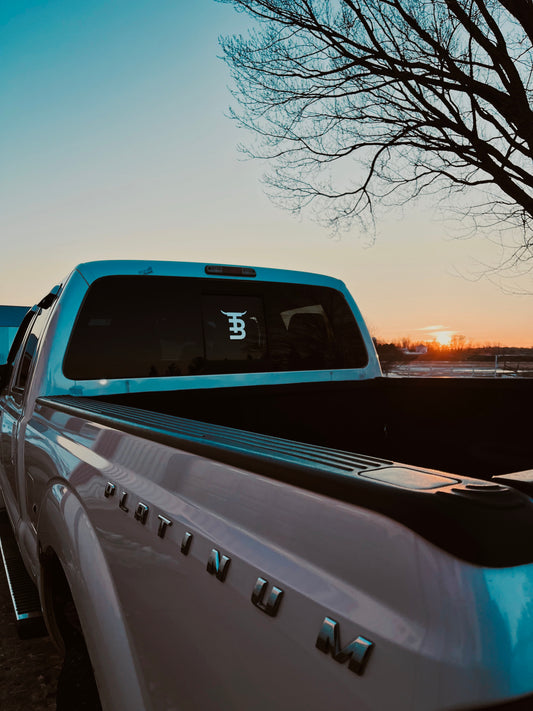 Turquoise and Bourbon Brand Decal