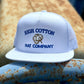 Cotton Top Flat Bill White
