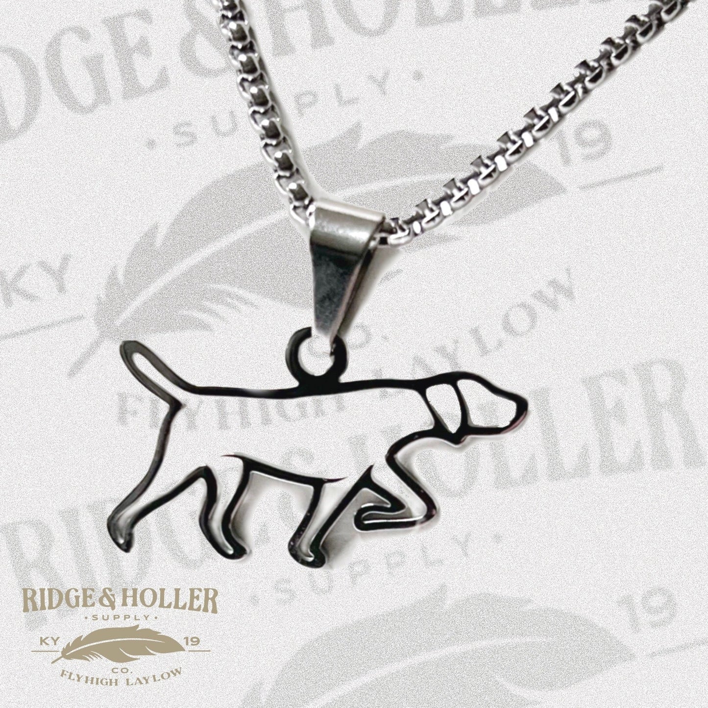 Pointer -  Stainless Steel Necklace and Pendant