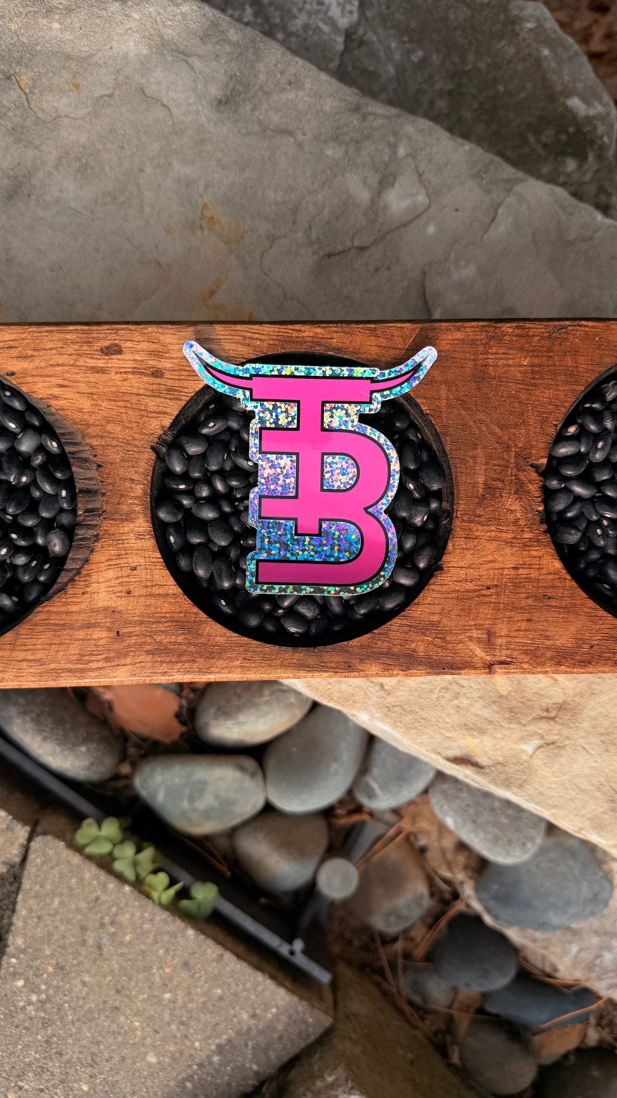Pink TB Sticker