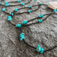 Black & Turquoise Beaded Necklace