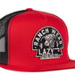 Lazy J Red Trucker Hat