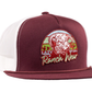 Lazy J Coyote Maroon & White Prickly Pear