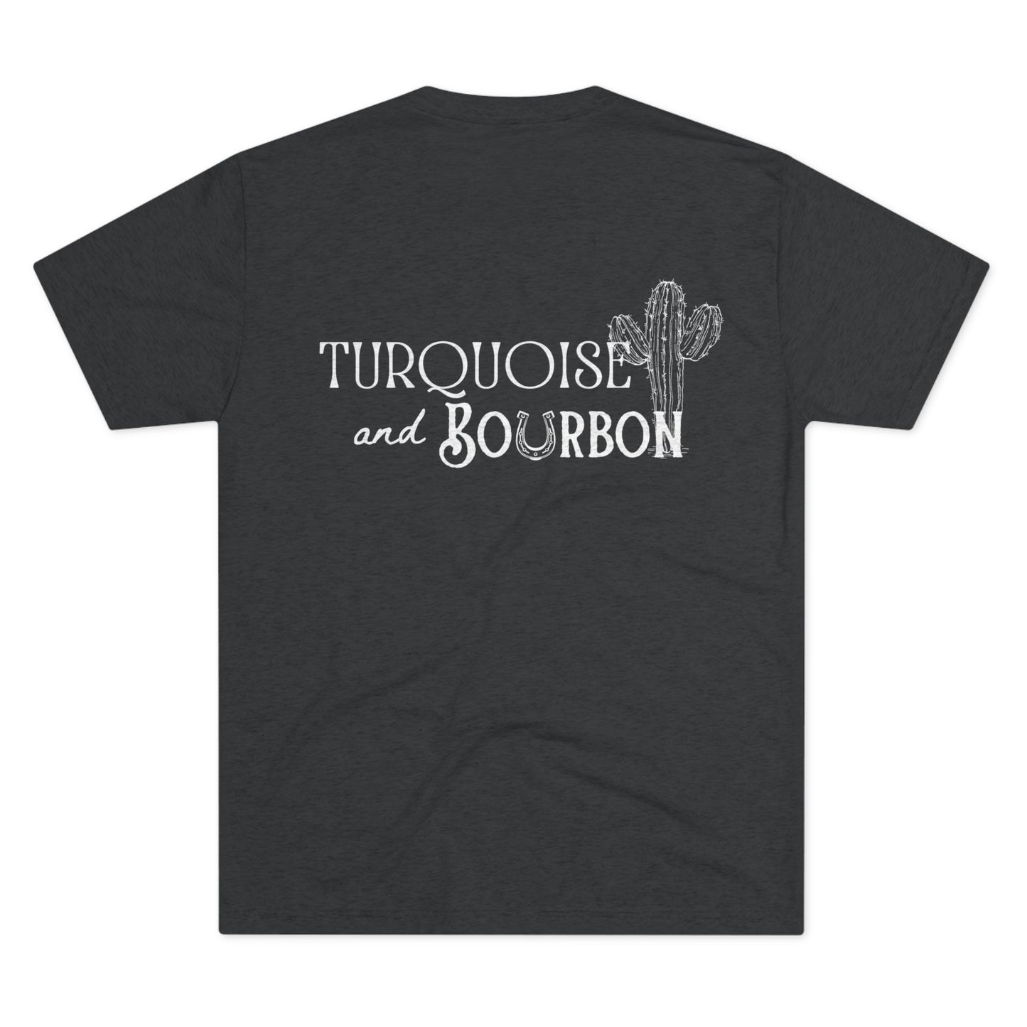 Turquoise and Bourbon Graphic Tee