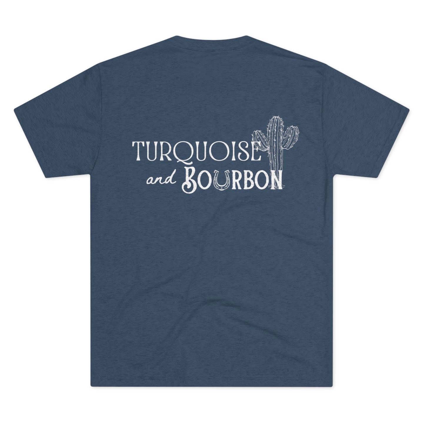 Turquoise and Bourbon Graphic Tee
