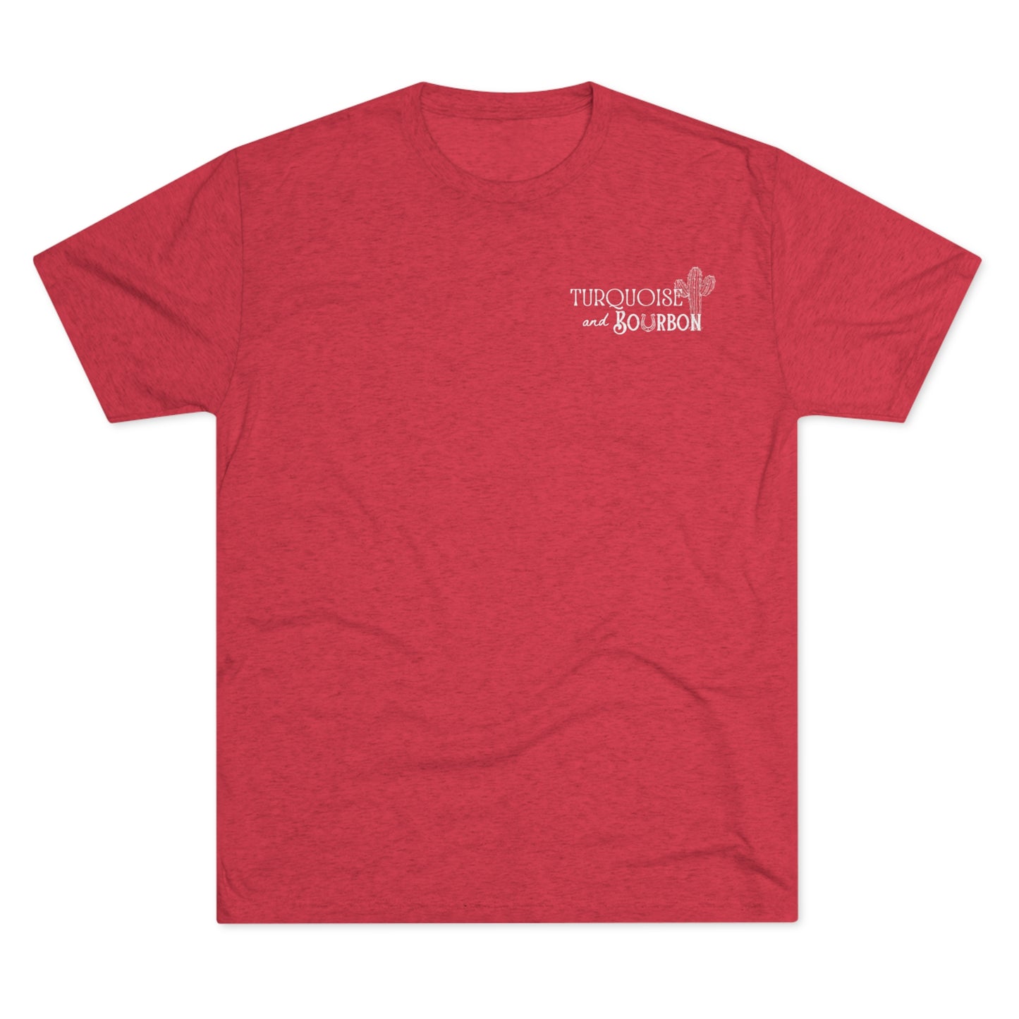 Turquoise and Bourbon Graphic Tee
