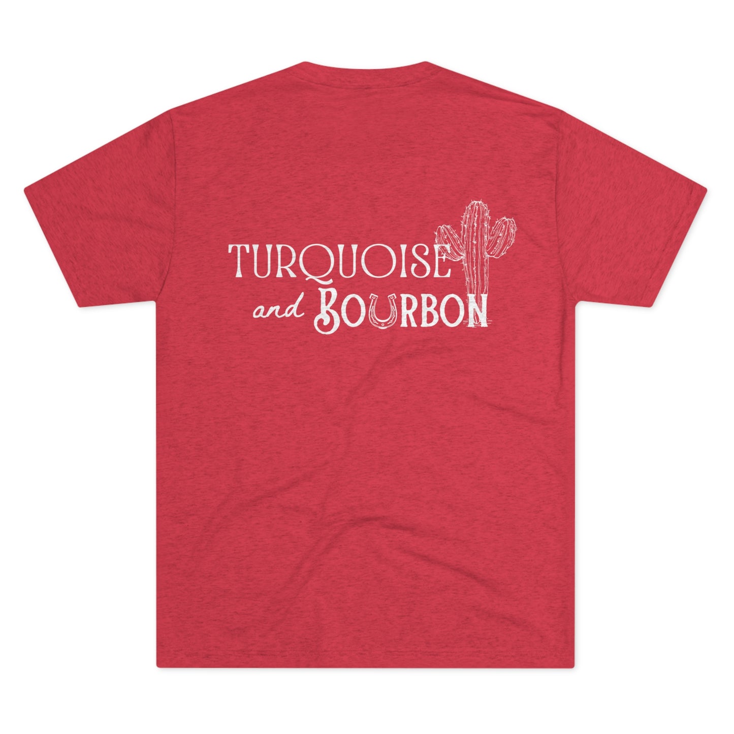 Turquoise and Bourbon Graphic Tee
