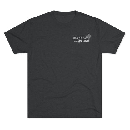 Turquoise and Bourbon Graphic Tee