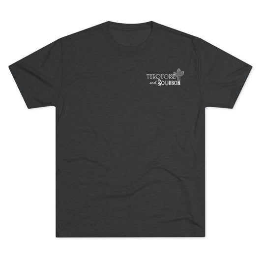 Turquoise and Bourbon Graphic Tee